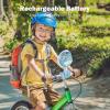 image4000mAh Portable Stroller Fan with Mist Rechargeable Mister Fan with Water Spray 270Pivoting Flexible Tripod Clip on Mist Cooling Fans for Disney Travel Beach Outdoor Car Seat Treadmill Golf CartBlue