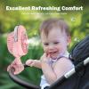 image4000mAh Portable Stroller Fan with Mist Rechargeable Mister Fan with Water Spray 270Pivoting Flexible Tripod Clip on Mist Cooling Fans for Disney Travel Beach Outdoor Car Seat Treadmill Golf CartPink