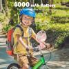 image4000mAh Portable Stroller Fan with Mist Rechargeable Mister Fan with Water Spray 270Pivoting Flexible Tripod Clip on Mist Cooling Fans for Disney Travel Beach Outdoor Car Seat Treadmill Golf CartPink