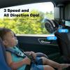 image4000mAh Portable Stroller Fan with Mist Rechargeable Mister Fan with Water Spray 270Pivoting Flexible Tripod Clip on Mist Cooling Fans for Disney Travel Beach Outdoor Car Seat Treadmill Golf CartBlack