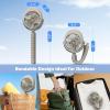 image4000mAh Portable Stroller Fan with Mist Rechargeable Mister Fan with Water Spray 270Pivoting Flexible Tripod Clip on Mist Cooling Fans for Disney Travel Beach Outdoor Car Seat Treadmill Golf CartGray