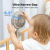 image4000mAh Portable Stroller Fan with Mist Rechargeable Mister Fan with Water Spray 270Pivoting Flexible Tripod Clip on Mist Cooling Fans for Disney Travel Beach Outdoor Car Seat Treadmill Golf CartGray