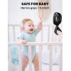 imageAMACOOL Baby Stroller Fan  5000mAh Rechargeable 3Speed Strong Yet Quiet 360Rotate Portable Clip on Fan for Travel Car Seat Crib Bike Treadmill Beach Vacation EssentialsBlack