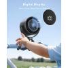 imageAMACOOL Baby Stroller Fan Rechargeable Portable Clip on Fan 17H Cooling with 5 Speeds LED Display 360Rotate Personal Cooling Fans for Car Seat Crib Travel Camping Gifts for New ParentsBlack