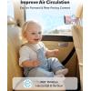 imageAMACOOL Baby Stroller Fan Rechargeable Portable Clip on Fan 17H Cooling with 5 Speeds LED Display 360Rotate Personal Cooling Fans for Car Seat Crib Travel Camping Gifts for New ParentsPink