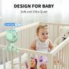 imageAMACOOL Battery Operated Stroller Fan Flexible Tripod Clip On Fan with 3 Speeds and Rotatable Handheld Personal Fans for Car Seat Crib Bike Treadmill BlueGreen