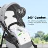 imageAMACOOL Battery Operated Stroller Fan Flexible Tripod Clip On Fan with 3 Speeds and Rotatable Handheld Personal Fans for Car Seat Crib Bike Treadmill BlueBlack