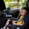 imageAMACOOL Battery Operated Stroller Fan Flexible Tripod Clip On Fan with 3 Speeds and Rotatable Handheld Personal Fans for Car Seat Crib Bike Treadmill BlueBlack