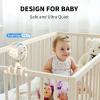 imageAMACOOL Battery Operated Stroller Fan Flexible Tripod Clip On Fan with 3 Speeds and Rotatable Handheld Personal Fans for Car Seat Crib Bike Treadmill BlueBeige