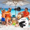 imageAMACOOL Desk Fan Quiet Small Desktop Table Fans  30Hrs Running 270Tilt 90Oscillating Easy to Clean USB Fans Smart Display Rechargeable Portable Fan for Home Office Bedroom Travel CampingBlack