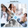 imageAMACOOL Handheld Fan Foldable 5000mAh Rechargeable Hand Fans with Powerful Cooling 4 Speeds LED Display Portable Fan for TravelConcertsMakeupLashOutdoor EventsGifts WomenPink