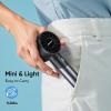 imageAMACOOL Portable Handheld Turbo Fan 17Hrs Runtime 4 Speeds Wind Cool Metal Body Rechargeable Battery Personal Fan Mini Pocket Fans for Girl Woman Man Travel Makeup Camping OutdoorBlack GreyBlack Grey