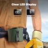 imageAMACOOL Portable Waist Fan 11000RPM Strong Airflow with 5 Speeds 20Hrs Cooling Personal Waist Clip Fans HandsFree Shirt Fans Wearable Belt Fan for Outdoor Jobsite Camping Hiking TravelGreen
