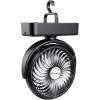 imagePortable Camping Fan with LED Lantern 40H Work Time Rechargeable Battery Operated Fan with Hanging Hook for Tent Car RV Hurricane Emergency Outages Survival Kit5