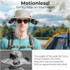 imageAMACOOL Neck Fan Battery Operated Neckband Fan HandFree Wearable Personal Fan for Hot Flashes Home Office Travel Outdoor Sports WhiteLight Grey