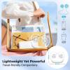 imageAMACOOL Neck Fan Battery Operated Neckband Fan HandFree Wearable Personal Fan for Hot Flashes Home Office Travel Outdoor Sports WhiteWhite