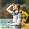 imageAMACOOL Portable Air Conditioner Portable Neck Fan 3Speed Hands Free 5000mAh Rechargeable Battery Bladeless USB Fan Long Lasting with LED Screen Cooling for Gift Working Travel Indoors ampamp OutdoorsBlack
