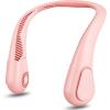 imageAMACOOL Bladeless Neck Fan Portable Personal Fan 5000mAh Rechargeable Battery Operated Wearable Fan for Women Men Outdoor Sport Travel Patio Garden Work Home KitchenBlackPink