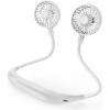 imageAMACOOL Neck Fan Battery Operated Neckband Fan HandFree Wearable Personal Fan for Hot Flashes Home Office Travel Outdoor Sports WhiteWhite