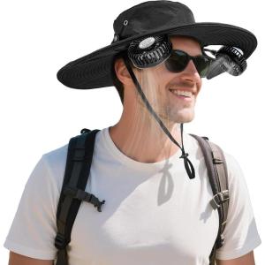 imageAMACOOL Neck Fan Battery Operated Neckband Fan HandFree Wearable Personal Fan for Hot Flashes Home Office Travel Outdoor Sports WhiteBlack