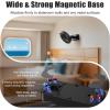 imageAMACOOL Magnetic Cruise Fan with 10000mAh Rechargeable Battery 35H Runtime 3 LED Light 3 Speeds Travel Fan Magnetically Hangs on Cabin Walls Ship Cabin Approved Cruise Essentials 2025NonOscillating