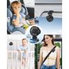imageAMACOOL Mini Baby Fan with Clip for CarrierBaby Car SeatBassinet 3Speed Portable Fan 10H Cooling Rechargeable Ultra Light 024 lb Safe Gaps 360 Rotatable for Diaper Backpack Stroller Travel