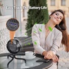 image:imageAMACOOL 10000mAh Portable Stroller Fan 48H Ultralong Running 7 inch Battery Operated Baby Fan with Light Timer Rechargeable Clip on Fan for Car Seat Treadmill Golf Cart Camping Travel Essentials