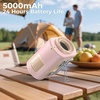 image:imageAMACOOL Mini Portable Waist Fan Clip on Gifts for Father Him Men Dad Husband 13000RPM RapidCooling Personal Neck Fans Wearable Shirt Belt Fan for Women Men Outdoor Work Jobsite Travel CampingRose Quartz