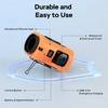 image:imageAMACOOL Mini Portable Waist Fan Clip on Gifts for Father Him Men Dad Husband 13000RPM RapidCooling Personal Neck Fans Wearable Shirt Belt Fan for Women Men Outdoor Work Jobsite Travel CampingOrange