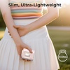image:imageAMACOOL Mini Portable Waist Fan Clip on Gifts for Father Him Men Dad Husband 13000RPM RapidCooling Personal Neck Fans Wearable Shirt Belt Fan for Women Men Outdoor Work Jobsite Travel CampingRose Quartz