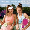 image:imageAMACOOL Mini Portable Waist Fan Clip on Gifts for Father Him Men Dad Husband 13000RPM RapidCooling Personal Neck Fans Wearable Shirt Belt Fan for Women Men Outdoor Work Jobsite Travel CampingOasis Cornflower Gloss