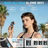 image:imageAMACOOL Portable Handheld Turbo Fan with Rotatable Head Gifts for Mother Mom Wife Her Girl Metal Tube Body with 14000RPM Mini Yet Powerful Pocket Fan for Women Makeup Beach Travel Essentials 2026Black