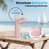 image:imageAMACOOL Portable Handheld Turbo Fan with Rotatable Head Gifts for Mother Mom Wife Her Girl Metal Tube Body with 14000RPM Mini Yet Powerful Pocket Fan for Women Makeup Beach Travel Essentials 2026Pink