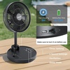 image:imageAMACOOL 10 Foldable Oscillating Fan 20000mAh Battery Operated with Remote amp Timer Height Adjustable Portable Standing Fan Quiet USB Output for Camping RV Picnic Home Office Outdoor10 inch