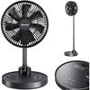 image:imageAMACOOL 10 Foldable Oscillating Fan 20000mAh Battery Operated with Remote amp Timer Height Adjustable Portable Standing Fan Quiet USB Output for Camping RV Picnic Home Office Outdoor10 inch