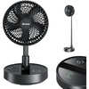 image:imageAMACOOL 10 Foldable Oscillating Fan 20000mAh Battery Operated with Remote amp Timer Height Adjustable Portable Standing Fan Quiet USB Output for Camping RV Picnic Home Office Outdoor8 inch